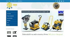 Desktop Screenshot of iwe.co.rs